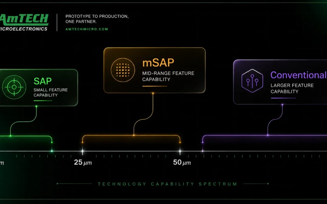 mSAP vs. Conventional PCB Fabrication
